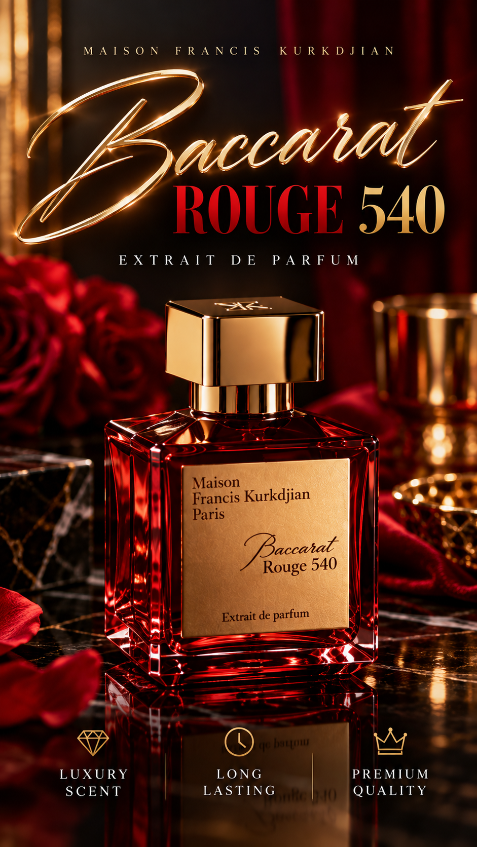 BACCARAT ROUGE 540 EXTRAIT DE PARFUM 70 ML (2.4 FL.OZ.)